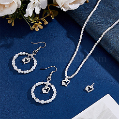 4Pcs 925 Sterling Silver Heart with Flower Charms&nbsp;STER-GA0001-40