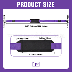 Polyester Adjustable Strap with Plastic Clasp&nbsp;FIND-WH20019-100B