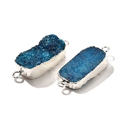 Natural Dyed Quartz Crystal Links Connector Charms&nbsp;G-K189-02S-01