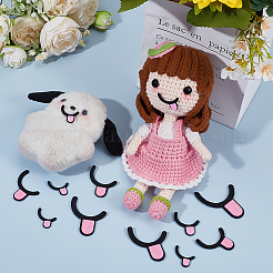 250Pcs 5 Styles Felt Crafts&nbsp;FIND-PH0027-64
