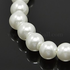 Stretchy Glass Pearl Bracelets&nbsp;BJEW-D068-6mm-12