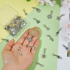 80Pcs Alloy Pendant Decorations&nbsp;HJEW-FH00314