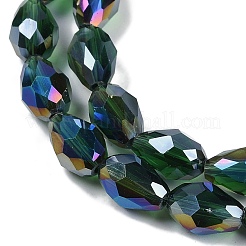 Transparent Electroplate Glass Beads Strands&nbsp;LS-EGLA-N013-T6mm-B15
