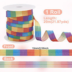 20M Rainbow Color Polyester Elastic Cords&nbsp;SRIB-GA0001-13