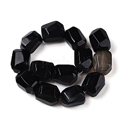Natural Black Agate(Dyed & Heated) Beads Strands&nbsp;G-N342-148C