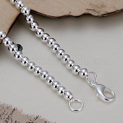 4mm Brass Ball Chain Bracelets for Women&nbsp;BJEW-BB12561