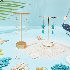 DIY Sea Aniaml Synthetic Turquoise  Alloy Earrings/Bracelets Making Kits&nbsp;DIY-AR0004-12