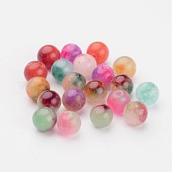 Two Tone Natural Jade Beads&nbsp;X-G-R165-10mm-M1