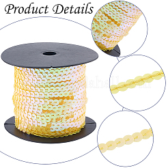 1 Roll Plastic Paillette/Sequins Chain Rolls&nbsp;KY-CY0001-14B