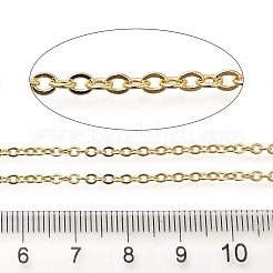 Rack Plating Brass Cable Chains&nbsp;CHC-M001-01G-02
