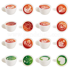 32Pcs 8 Colors Opaque Resin Coffee Cup Display Decoration&nbsp;CRES-TA0001-62