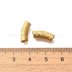 Ion Plating(IP) 304 Stainless Steel Curved Tube Beads&nbsp;STAS-I321-23G