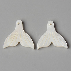 Natural Freshwater Shell Pendants&nbsp;X-SHEL-N026-83