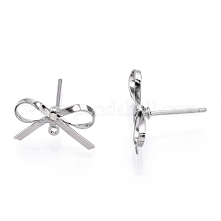 Brass Stud Earring Findings&nbsp;X-KK-S350-013P
