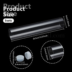 Transparent PC Plastic & PE Bead Storage Tubes&nbsp;AJEW-WH0596-948F