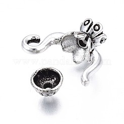 Tibetan Style Alloy Bead Frame&nbsp;PALLOY-Q441-079-RS