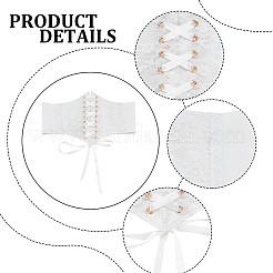 Cloth Wide Elastic Corset Belts&nbsp;AJEW-WH0505-62A