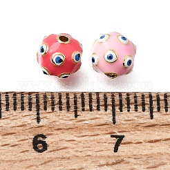 Brass Enamel Beads&nbsp;KK-CBA0E55-01C-G