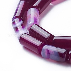 Natural Dyed Agate Beads Strands&nbsp;G-G775-A-14