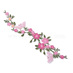 Polyester Embroidered Sew on/Iron on Collar Decoration&nbsp;DIY-WH0029-74C