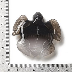 Natural Agate Sea Turtle Figurines Statues for Home Office Tabletop Decoration&nbsp;DJEW-A014-03