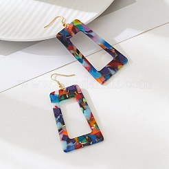 Rectangle Iron Alloy Dangle Earrings&nbsp;FS-WG484F5-01