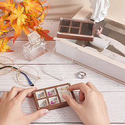 Mini Rectangle Wood Jewelry Presentation Box&nbsp;CON-WH0095-44A