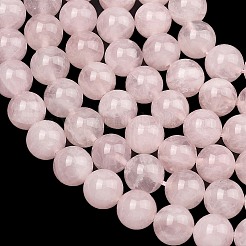 Natural Madagascar Rose Quartz Beads Strands&nbsp;G-Z146-A01-8mm-02