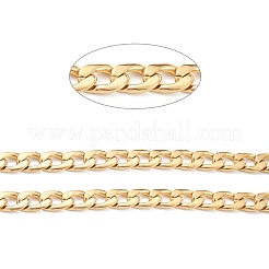 PVD Vacuum Plating 304 Stainless Steel Cuban Link Chains&nbsp;STAS-B020-07G
