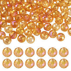 80Pcs Full Rainbow Plated Glass Beads&nbsp;EGLA-TA0013-06