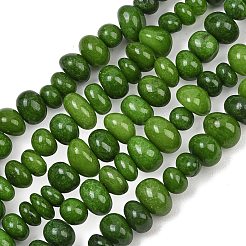 Dyed Natural White Jade Beads Strands&nbsp;GG-CBACF26-A03-01