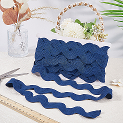 10 Yard Polyester Wavy Fringe Trim Ribbon&nbsp;SRIB-GF0001-38B