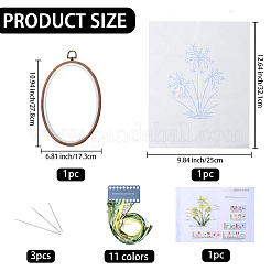 DIY Embroidery Beginner Kits&nbsp;DIY-WH20063-006D
