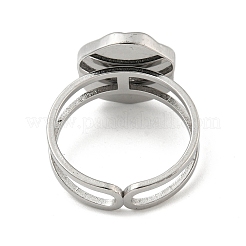 Non-Tarnish 304 Stainless Steel Open Cuff Rings&nbsp;RJEW-K245-93P
