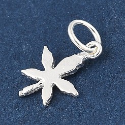 925 Sterling Silver Maple Leaf Charms&nbsp;STER-R013-04S
