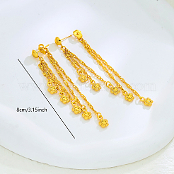 Brass Tassel Stud Earrings&nbsp;GD8052-2