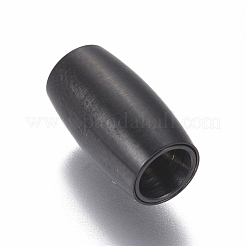 304 Stainless Steel Magnetic Clasps with Glue-in Ends&nbsp;STAS-I120-57A-B