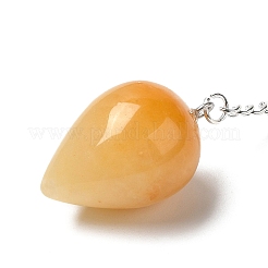 Natural Topaz Jade Dowsing Pendulums&nbsp;G-R492-01S-07