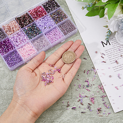15 Styles Glass Seed Beads&nbsp;SEED-FH0001-13