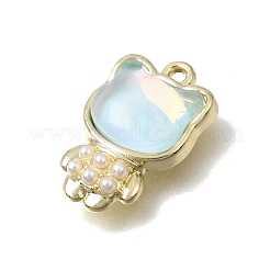 Brass Resin Pendants&nbsp;RE-CBAE379-17LG