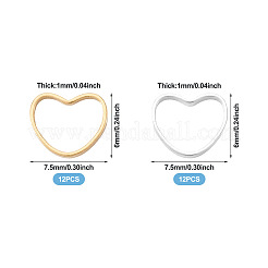 24Pcs 2 Colors Brass Linking Rings&nbsp;KK-TA0003-05