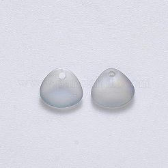 Spray Painted Glass Charms&nbsp;GLAA-R111-01-C02