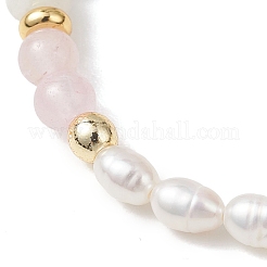Natural Mixed Gemstone Beads Stretch Bracelets for Women&nbsp;BJEW-JB13316-01