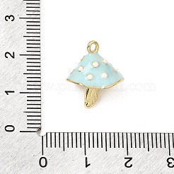Brass Enamel Pendants&nbsp;KK-CBACA9B-01G-05