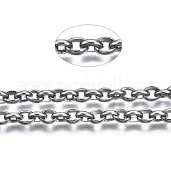 Tarnish Resistant 304 Stainless Steel Cable Chains&nbsp;CHS-T003-28P