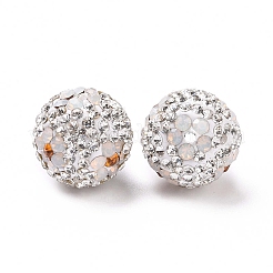Polymer Clay Rhinestone Beads&nbsp;RB-L029-03I