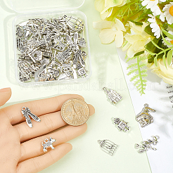 65Pcs 13 Styles Tibetan Style Alloy Pendants&nbsp;TIBE-SC0002-48