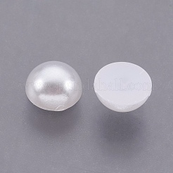 ABS Plastic Imitation Pearl Cabochons&nbsp;SACR-S738-6mm-Z9