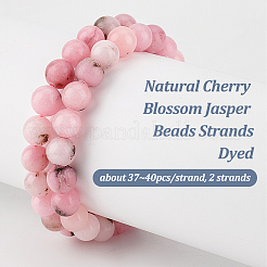 2 Strands Natural Cherry Blossom Agate Beads Strands&nbsp;G-OC0005-18