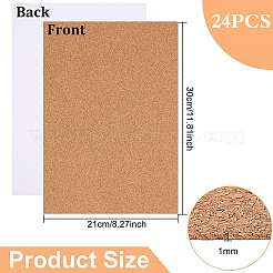 24Pcs Cork Insulation Sheets&nbsp;DIY-BC0015-59